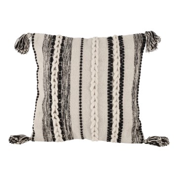 Eglo 420055 - Cojín decorativo CHEVERY 45x45 cm crema/negro