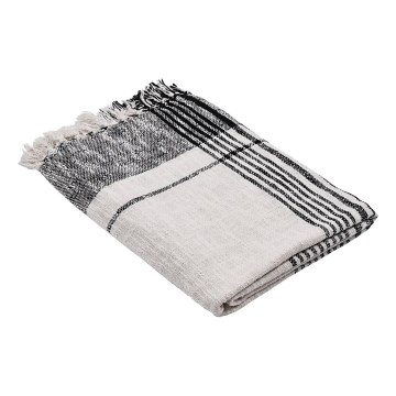Eglo 420063 - Cubrecama CHEVERY 170x130 cm blanco/gris