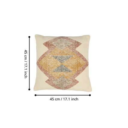 Eglo 420072 - Cojín decorativo CHEVERY 45x45 cm beige