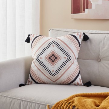 Eglo 420079 - Cojín decorativo CHEVERY 45x45 cm beige/negro