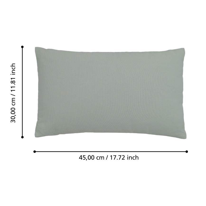 Eglo 420084 - Cojín decorativo ILES 30x45 cm verde
