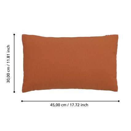 Eglo 420086 - Cojín decorativo ILES 30x45 cm, naranja