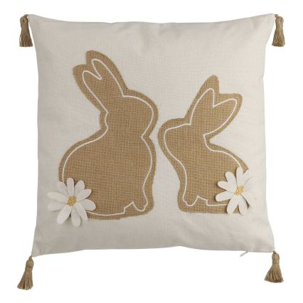 Eglo 420097 - Cojín decorativo CHEVERY 45x45 cm beige/marrón