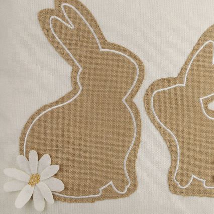 Eglo 420097 - Cojín decorativo CHEVERY 45x45 cm beige/marrón