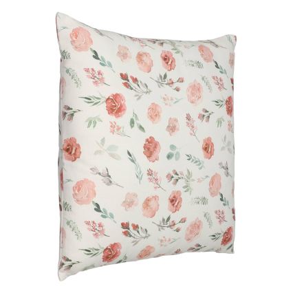 Eglo 420102 - Cojín decorativo GEBENG 45x45 cm blanco/rosa