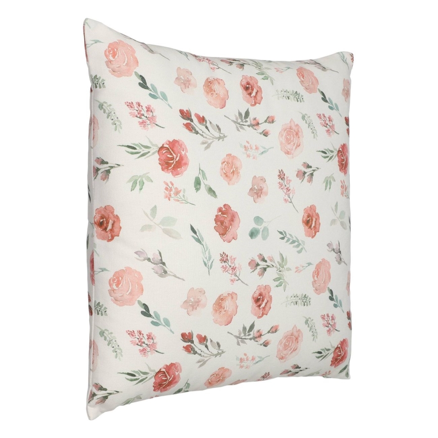 Eglo 420102 - Cojín decorativo GEBENG 45x45 cm blanco/rosa