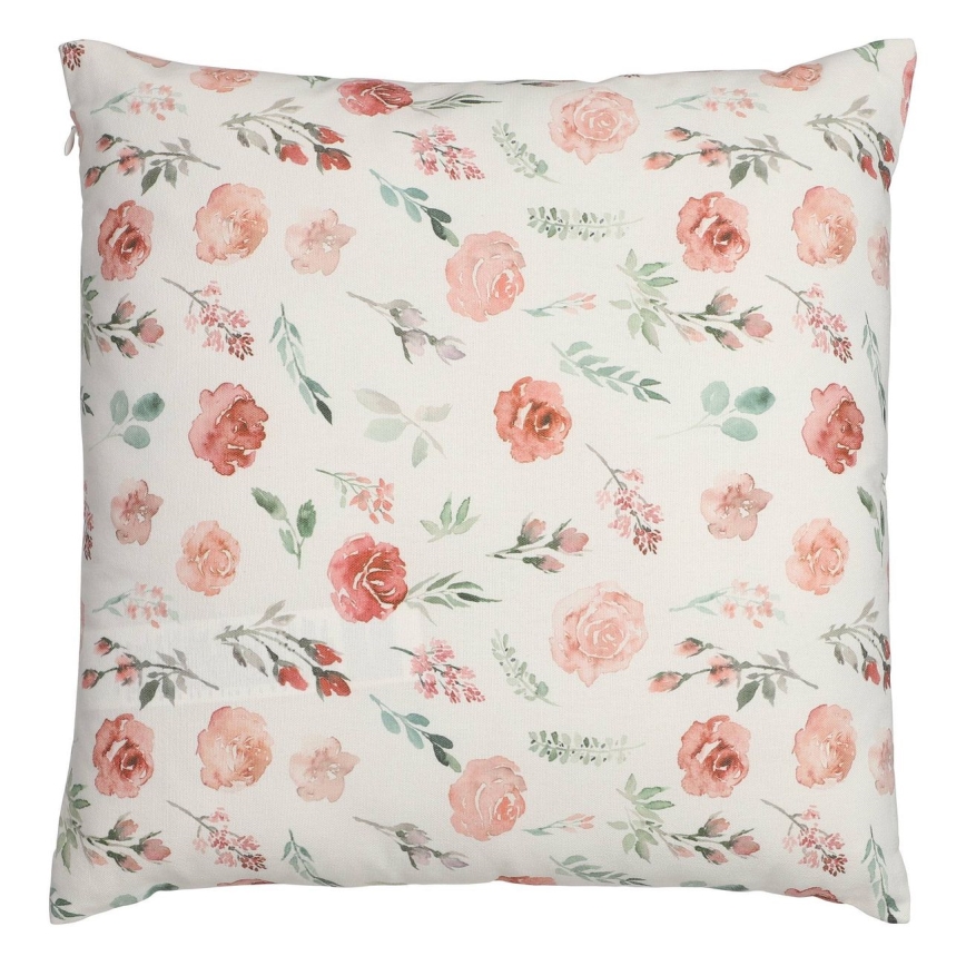 Eglo 420102 - Cojín decorativo GEBENG 45x45 cm blanco/rosa