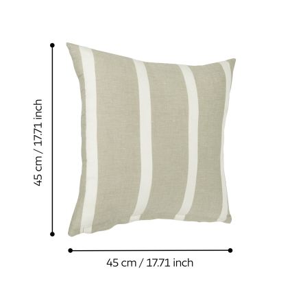 Eglo 420114 - Cojín decorativo BETAMPONA 45 x 45 cm beige
