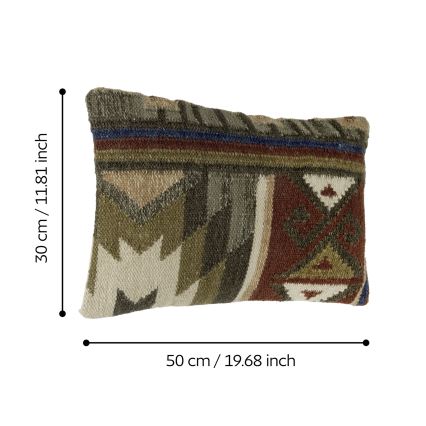 Eglo 420119 - Cojín decorativo CHEVERY 30x50 cm marrón