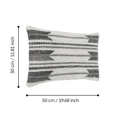 Eglo 420126 - Cojín decorativo CHEVERY 30 x 50 cm, gris