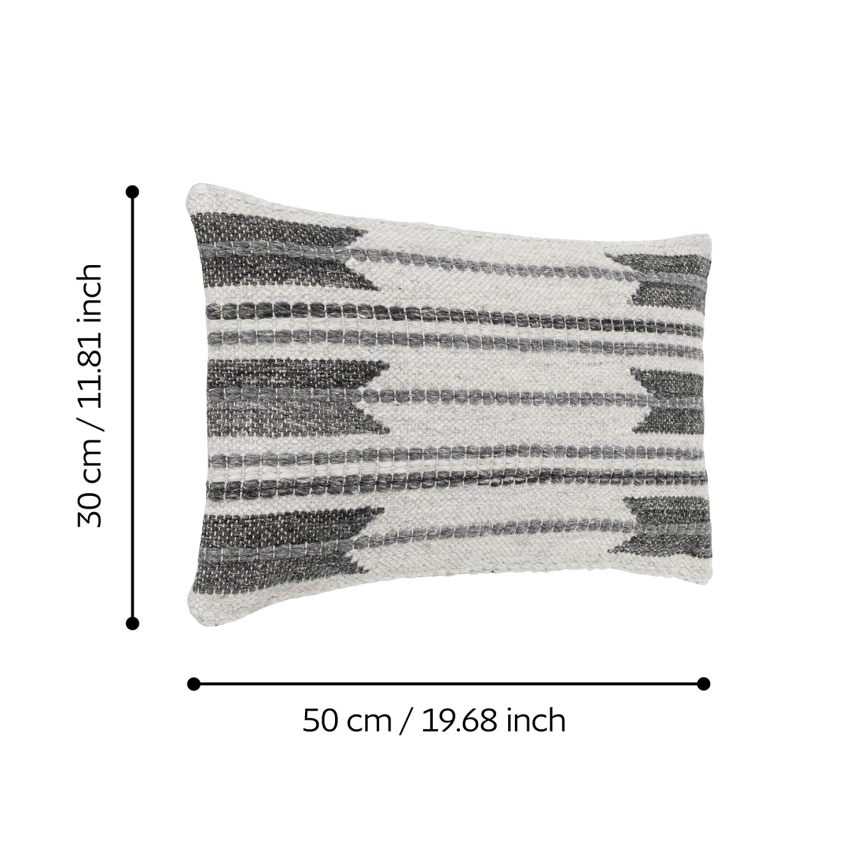 Eglo 420126 - Cojín decorativo CHEVERY 30 x 50 cm, gris