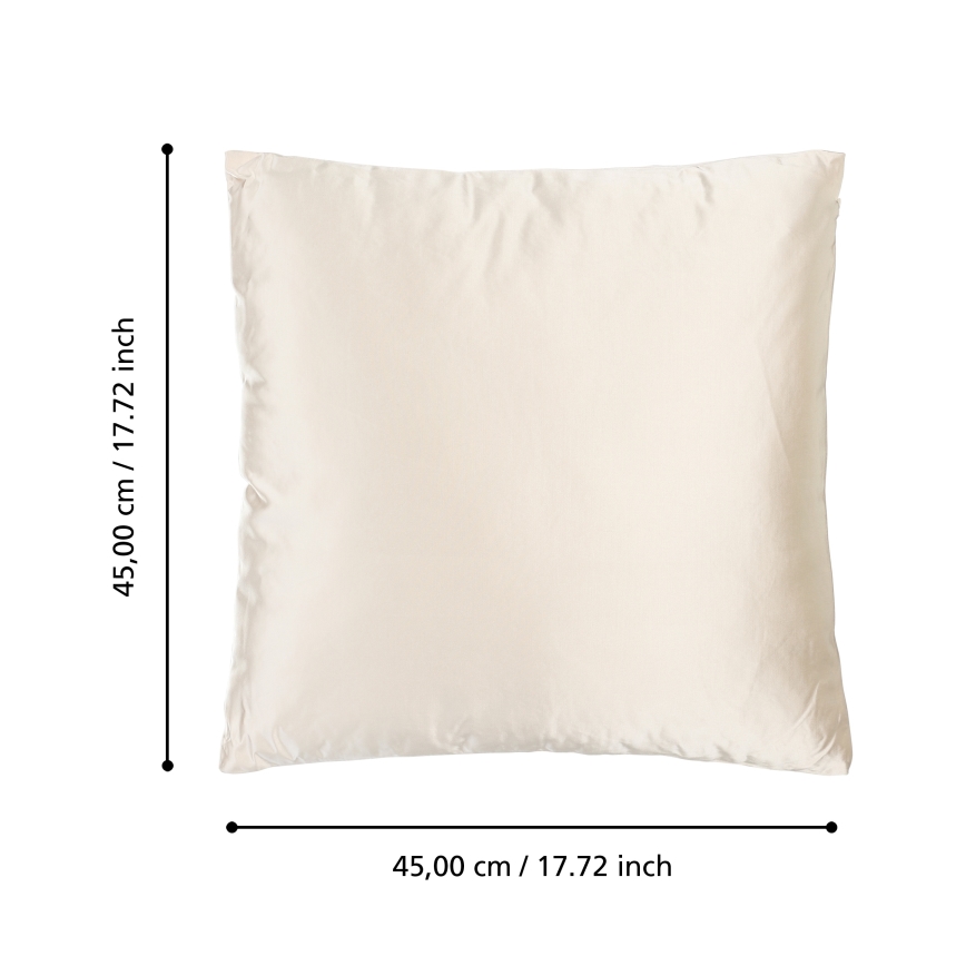 Eglo 420272 - Cojín decorativo KYONAN 45 x 45 cm, color crema