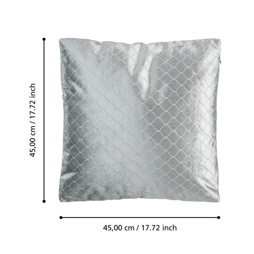 Eglo 420283 - Cojín decorativo SINGU 45x45 cm gris