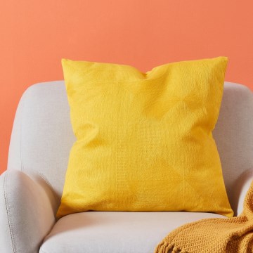 Eglo 420289 - Cojín decorativo BERHALA 50x50 cm amarillo