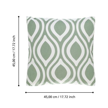 Eglo 420294 - Cojín decorativo CHEVERY 45x45 cm verde