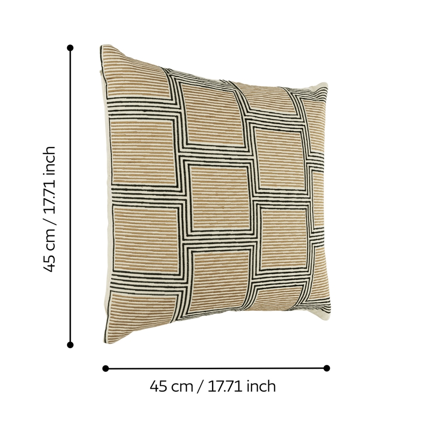 Eglo 420308 - Cojín decorativo CHEVERY 45x45 cm marrón