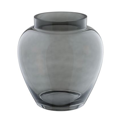 Eglo 421211 - Jarrón de vidrio ASINDRO 23,5x22 cm negro/ahumado