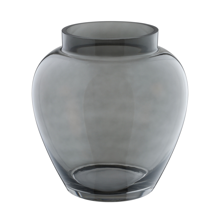 Eglo 421211 - Jarrón de vidrio ASINDRO 23,5x22 cm negro/ahumado