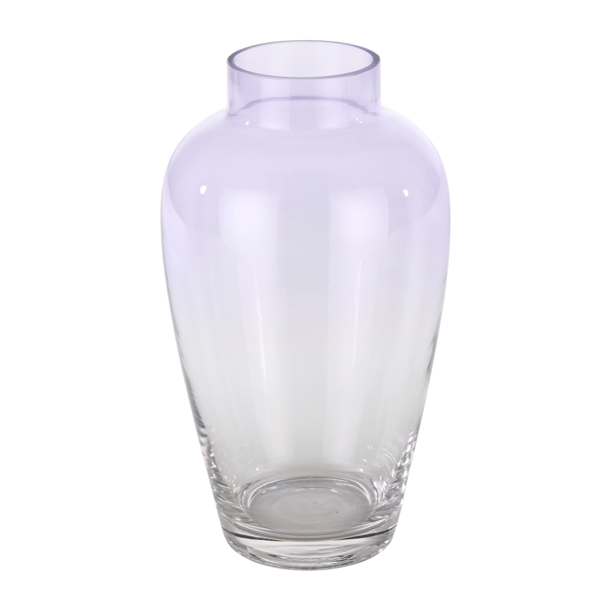 Eglo 421356 - Jarrón de vidrio KENYASI 27x15,5 cm violeta