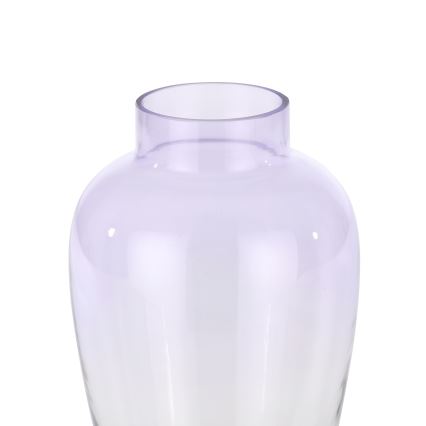 Eglo 421356 - Jarrón de vidrio KENYASI 27x15,5 cm violeta