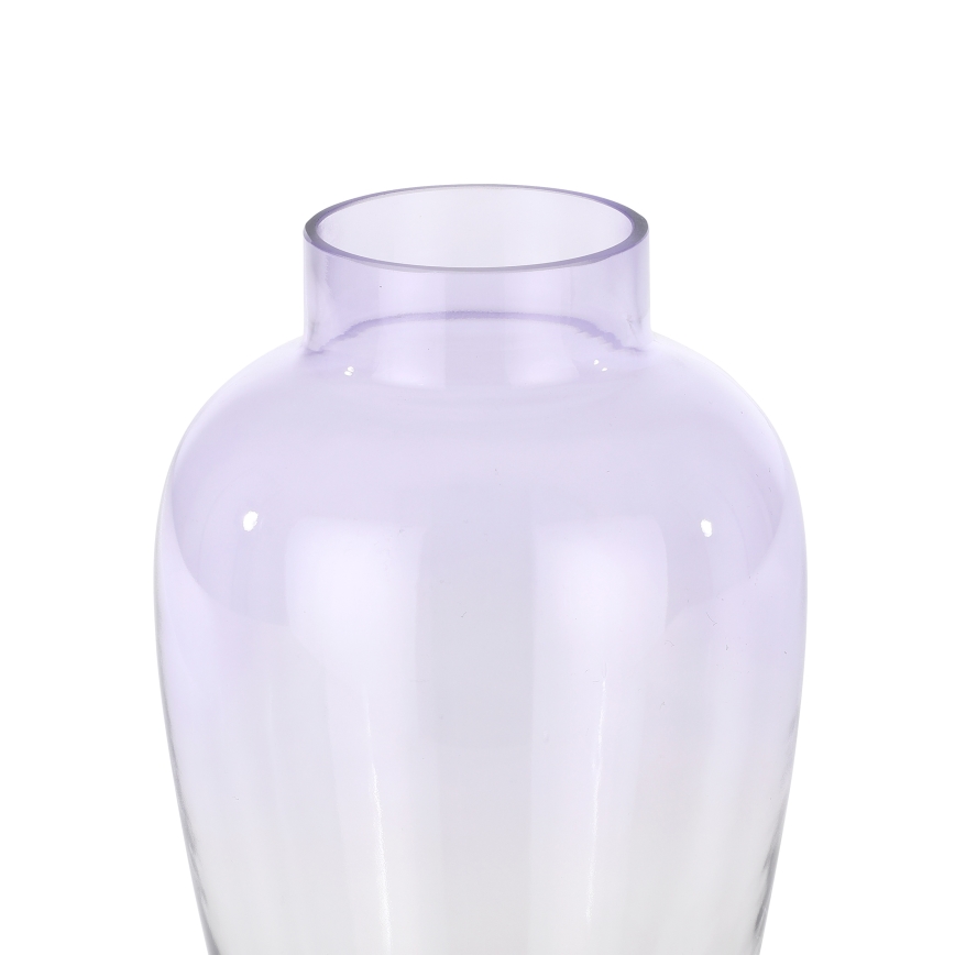 Eglo 421356 - Jarrón de vidrio KENYASI 27x15,5 cm violeta