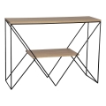 Eglo 424016 - Mesa auxiliar OTAWARA 77x106 cm marrón/negro