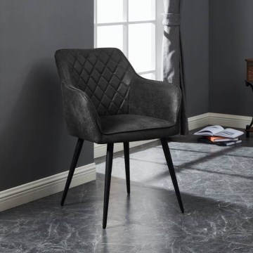 Eglo 424936 - Silla de comedor MASANTOL 83x57,5 cm gris