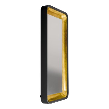 Eglo 425063 - Espejo de pared BONTANG 120x60 cm negro/dorado