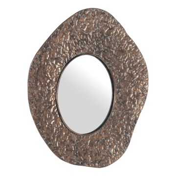 Eglo 425073 - Espejo de pared TOAMASINA 76 x 80 cm, acabado en bronce