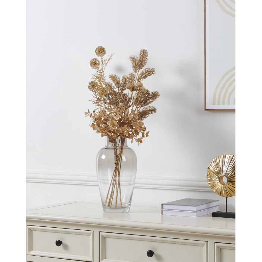 Eglo - Flor artificial 33 cm dorado