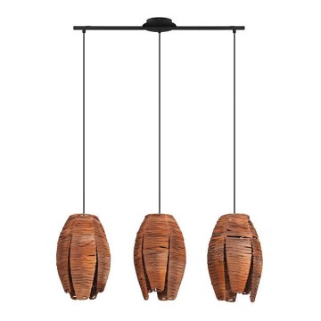Eglo 43295 - Lámpara colgante MONGU 3xE27/40W/230V