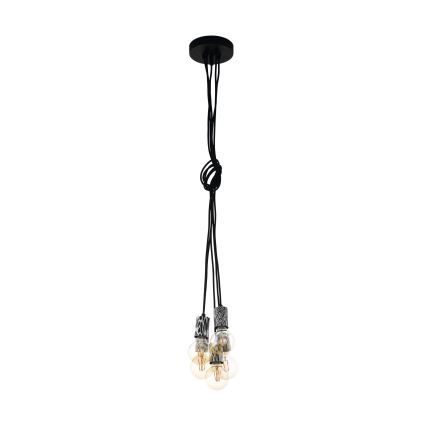 Eglo 43314 - Lámpara colgante con cable COULSDON 5xE27/10W/230V