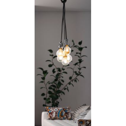 Eglo 43314 - Lámpara colgante con cable COULSDON 5xE27/10W/230V