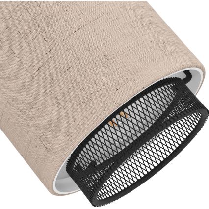 Eglo - Foco de pared 1xE14/40W/230V negro/beige
