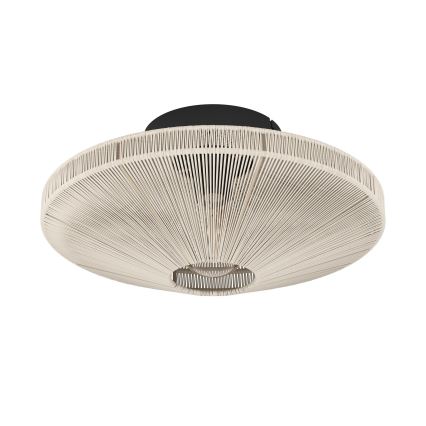 Eglo - Lámpara de techo 1xE27/40W/230V Ø 38 cm crema
