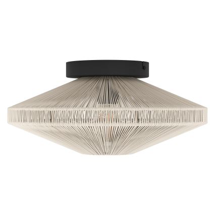 Eglo - Lámpara de techo 1xE27/40W/230V Ø 38 cm crema