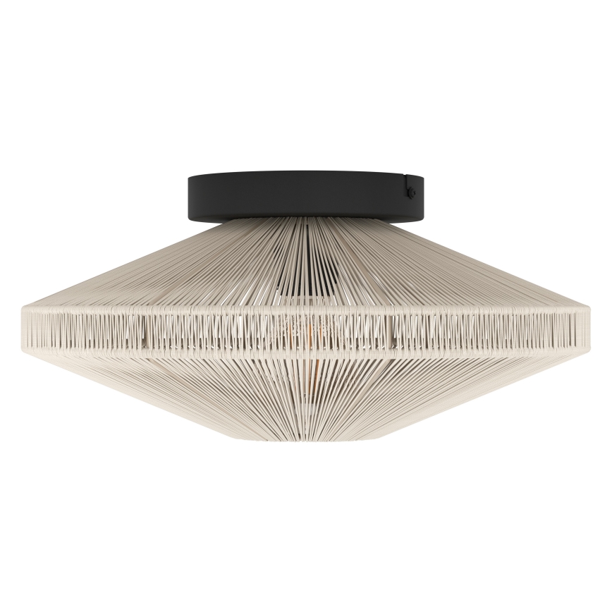 Eglo - Lámpara de techo 1xE27/40W/230V Ø 38 cm crema