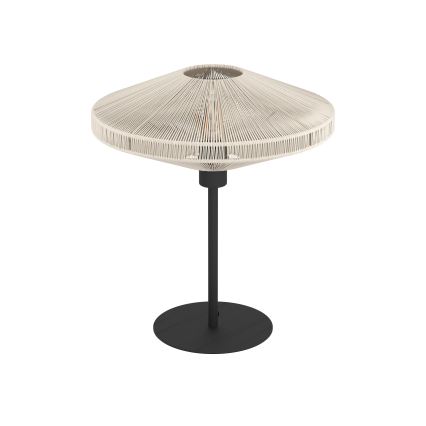 Eglo - Lámpara de mesa 1xE27/40W/230V color crema