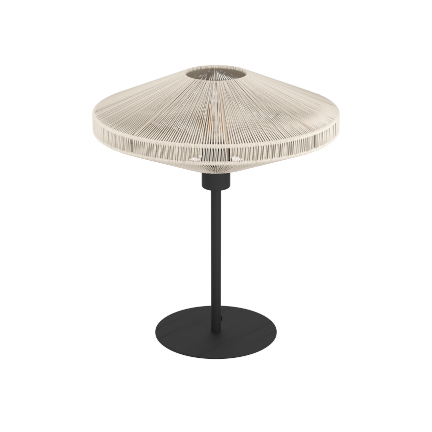Eglo - Lámpara de mesa 1xE27/40W/230V color crema