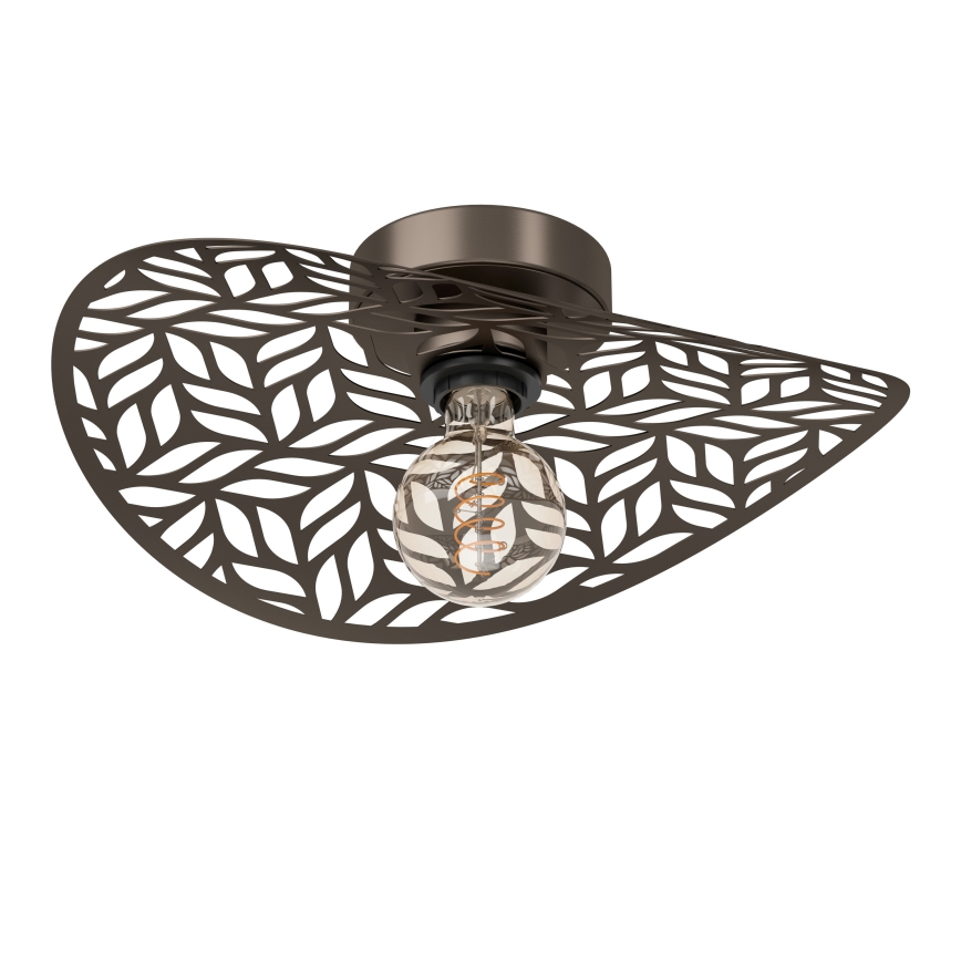 Eglo - Lámpara de techo 1xE27/60W/230V diámetro 40 cm bronce