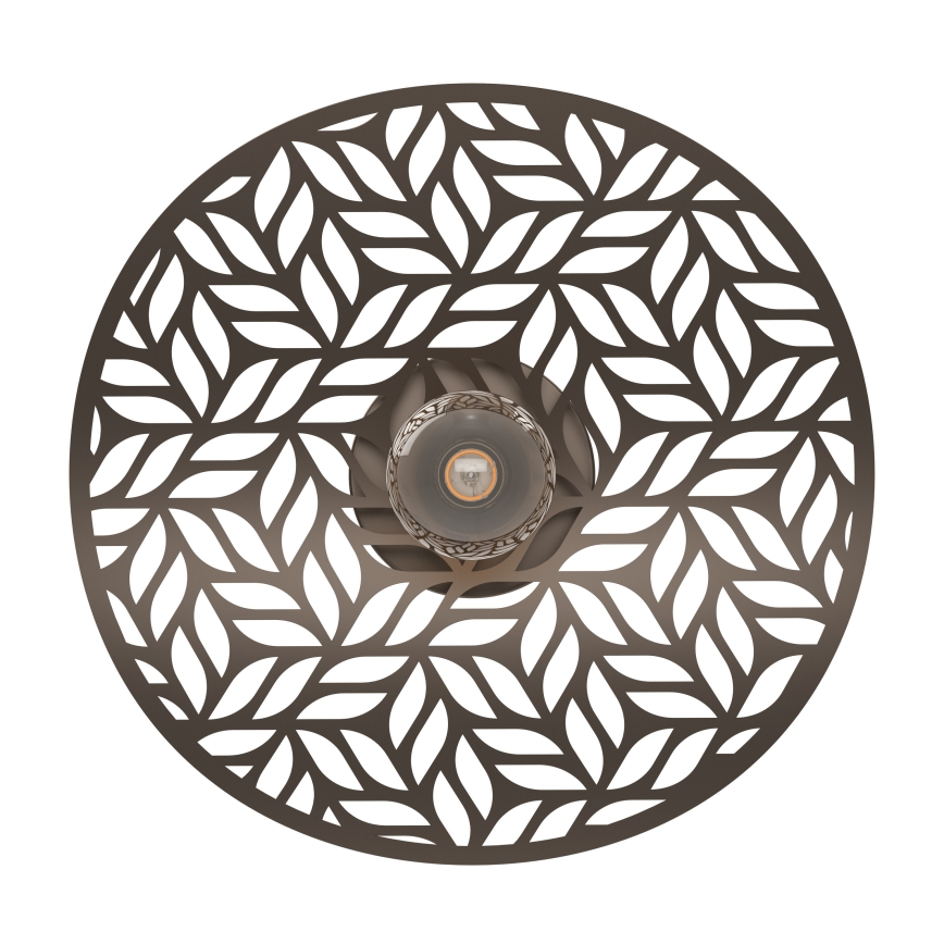 Eglo - Lámpara de techo 1xE27/60W/230V diámetro 40 cm bronce