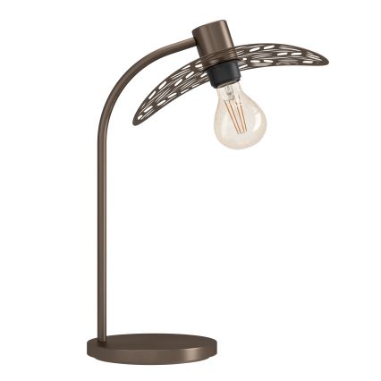 Eglo - Lámpara de mesa 1xE27/60W/230V, acabado en bronce