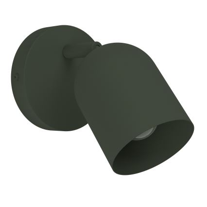 Eglo - Aplique de pared orientable 1xE14/40W/230V verde