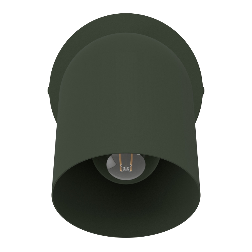 Eglo - Aplique de pared orientable 1xE14/40W/230V verde