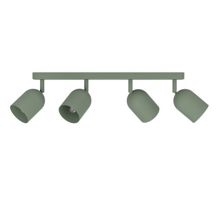 Eglo - Lámpara con 4 focos 4xE14/40W/230V, verde