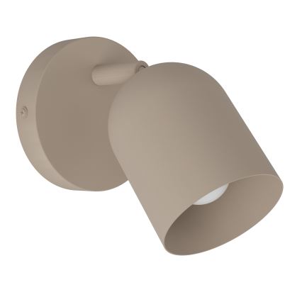 Eglo - Aplique de pared tipo spot 1xE14/40W/230V beige