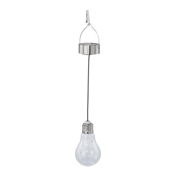 Eglo 48514 - Lámpara colgante solar LED con sensor LED/0,06W/1,2V 150mAh IP44 cromo brillante