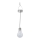 Eglo 48514 - Lámpara colgante solar LED con sensor LED/0,06W/1,2V 150mAh IP44 cromo brillante