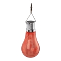 Eglo 48624 - Lámpara solar LED LED/0,06W/80 mAh rojo