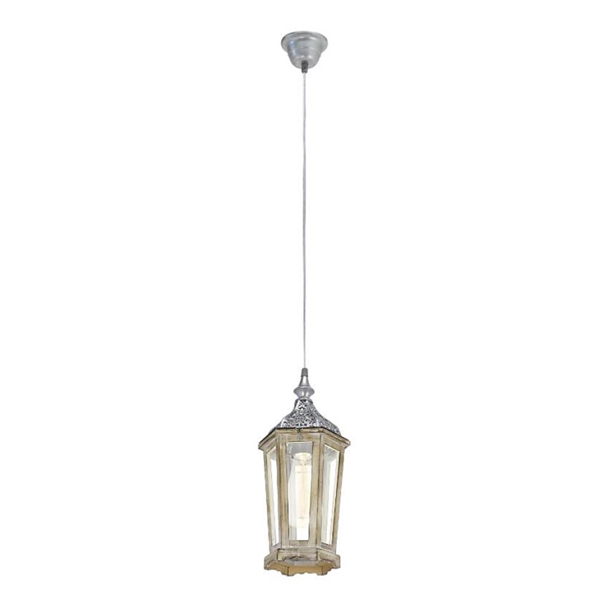 Eglo 49206 - Lámpara colgante con cable KINGHORN 1xE27/42W/230V